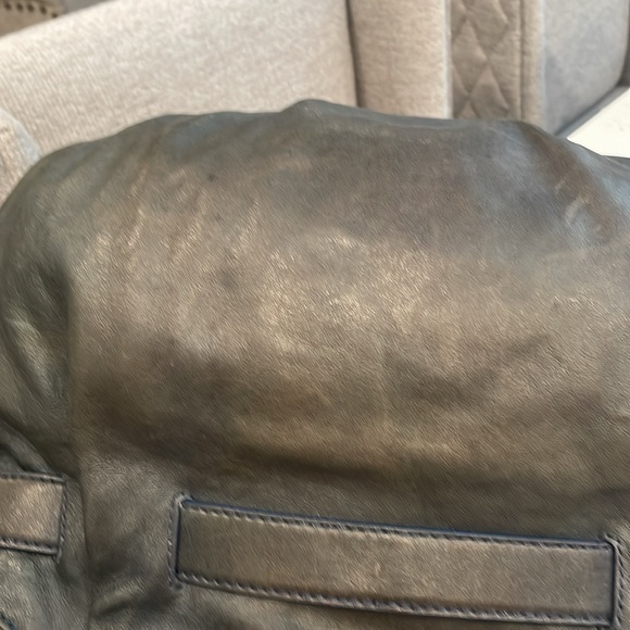 Blue Grayish Michael Kors Leather Bag